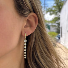 14K GOLD DIAMOND LAYNA BEZEL EARRINGS