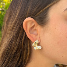 14K GOLD DIAMOND RIVA BUTTERFLY EARRINGS