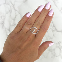 14K GOLD DIAMOND MAE RING