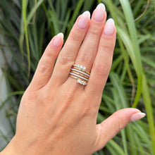 14K GOLD DIAMOND KASS RING