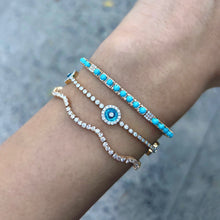14K GOLD DIAMOND JORDYN EYE BRACELET