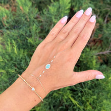 14K GOLD DIAMOND LILLIAN HEART FLEX BANGLE