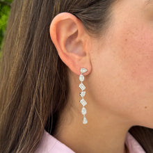 14K GOLD DIAMOND SELENA EARRINGS