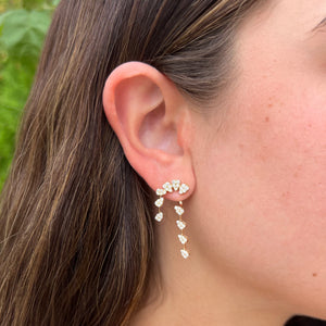 14K GOLD DIAMOND PENELOPE EARRINGS