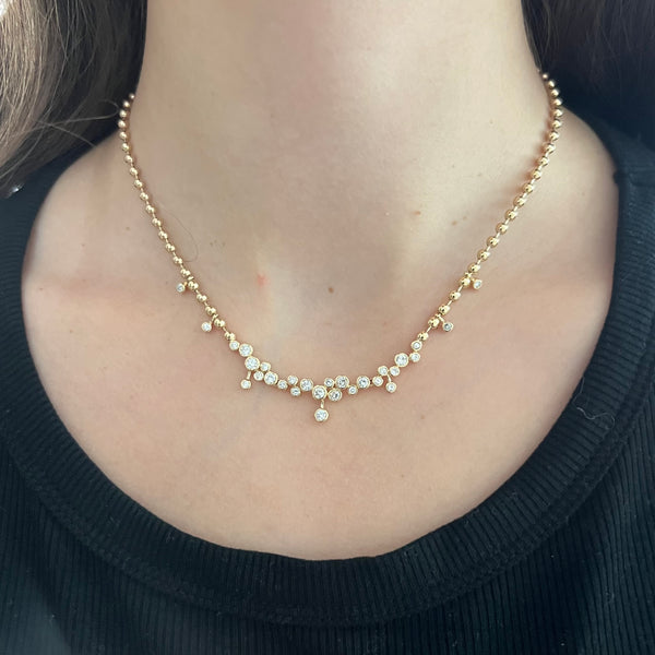14K GOLD DIAMOND BONNIE NECKLACE