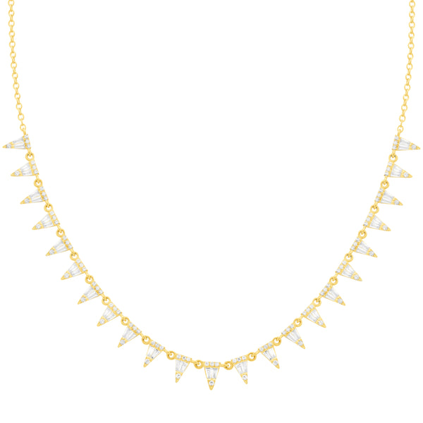 14K GOLD DIAMOND ALANNA NECKLACE