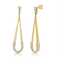 14K GOLD DIAMOND KELSEY EARRINGS