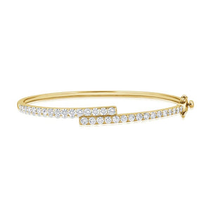 14K GOLD DIAMOND COLETTE BANGLE