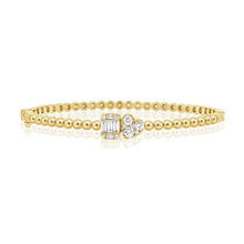 14K GOLD DIAMOND GALIA BANGLE