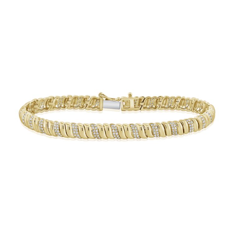 14K GOLD DIAMOND RANDI BRACELET