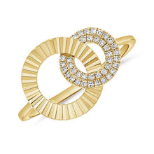 14K GOLD DIAMOND GRETA RING