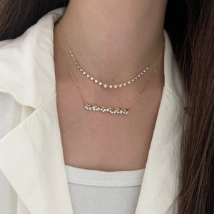 14K GOLD DIAMOND MARABELLE NECKLACE