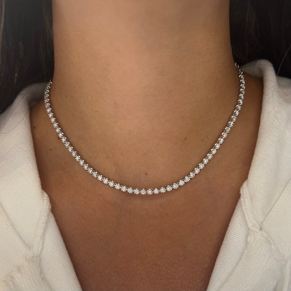 14K GOLD 2.61 CT DIAMOND ADDISON CHOKER