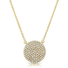 14K GOLD DIAMOND ANNIE CIRCLE NECKLACE