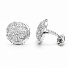 14K GOLD DIAMOND NEIL CUFFLINKS