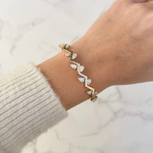14K GOLD DIAMOND CARINE BANGLE