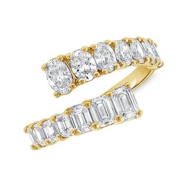 14K GOLD DIAMOND MARI RING