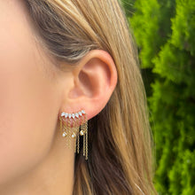 14K GOLD DIAMOND LISSETTE EARRINGS