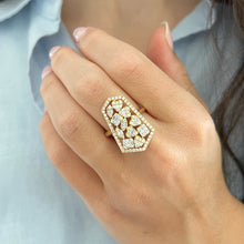 14K GOLD DIAMOND SHERYL RING