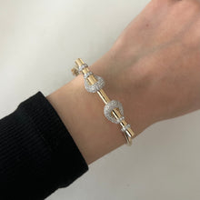 14K GOLD DIAMOND AMANDA BANGLE