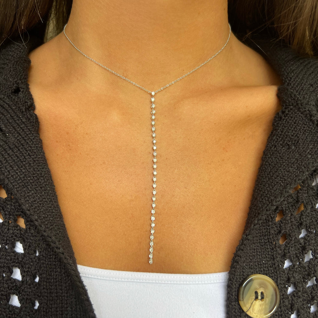 14K GOLD DIAMOND FELICITY LARIAT