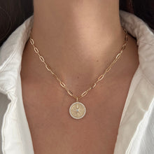 14K GOLD DIAMOND JACKIE NECKLACE