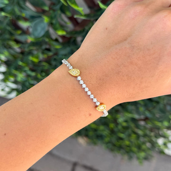 14K GOLD DIAMOND MINDY BRACELET