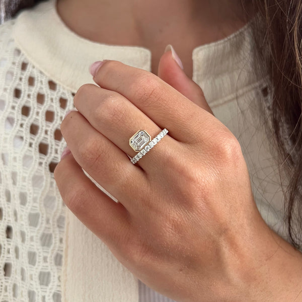 14K GOLD DIAMOND ROBIN RING