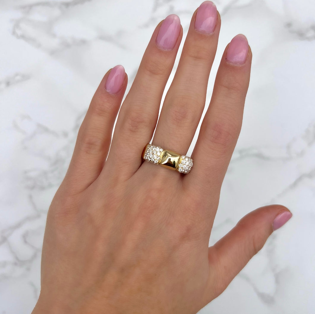 14K GOLD DIAMOND MACKENZIE RING