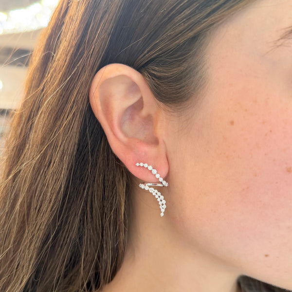 14K GOLD DIAMOND SADIE EARRINGS
