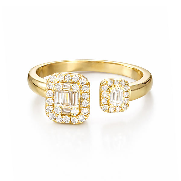 14K GOLD DIAMOND ALLYSON RING