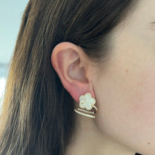 14K GOLD DIAMOND RANDEE EARRINGS