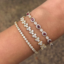 14K GOLD DIAMOND RUBY CHELLI BRACELET