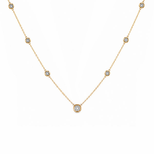 14K GOLD DIAMOND JANIE NECKLACE
