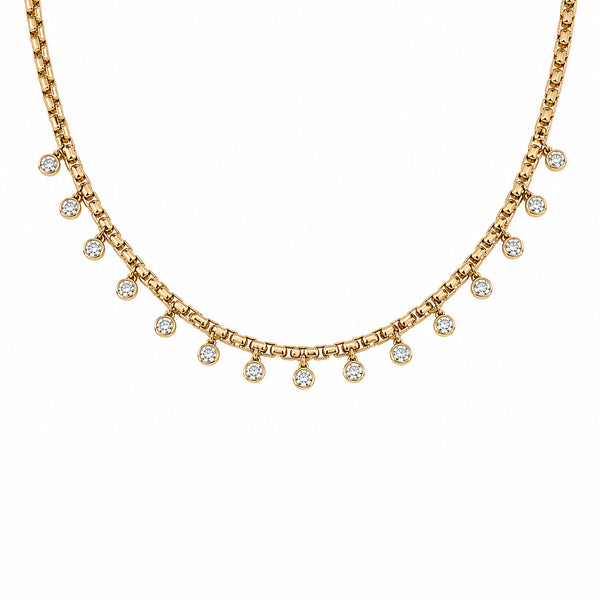 14K GOLD DIAMOND SHANNON NECKLACE