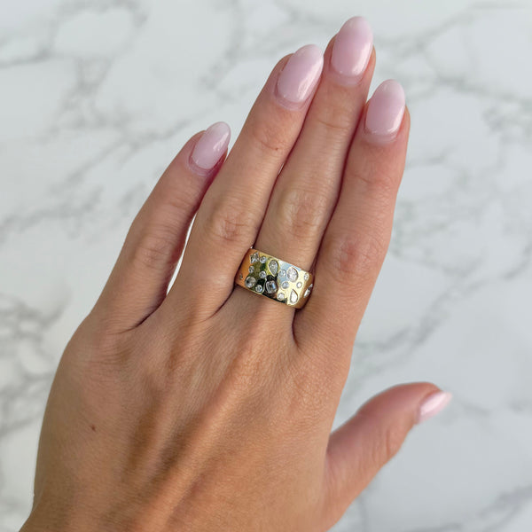 14K GOLD DIAMOND LEXI RING