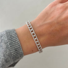 14K GOLD DIAMOND HOLLY FLEXIBLE BANGLE