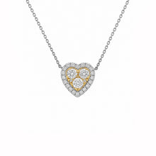 14K GOLD DIAMOND BLAIRE HEART NECKLACE