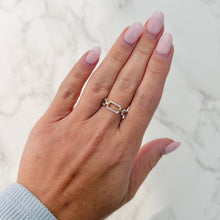 14K GOLD DIAMOND SHAY RING