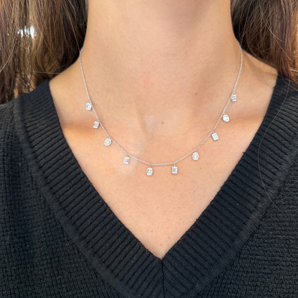 14K GOLD DIAMOND VICTORIA NECKLACE