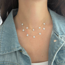 14K GOLD DIAMOND MIRA NECKLACE