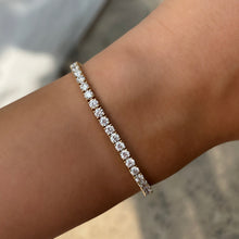 14K GOLD 6.50 CT LAB GROWN DIAMOND TENNIS BRACELET