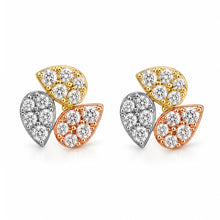 14K GOLD DIAMOND NESSA STUDS