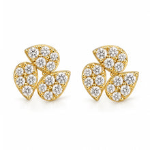 14K GOLD DIAMOND NESSA STUDS