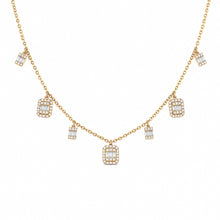 14K GOLD DIAMOND LEDA NECKLACE