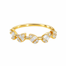 14K GOLD DIAMOND AUDREY PEAR RING