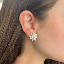 14K GOLD DIAMOND BELLE EARRINGS