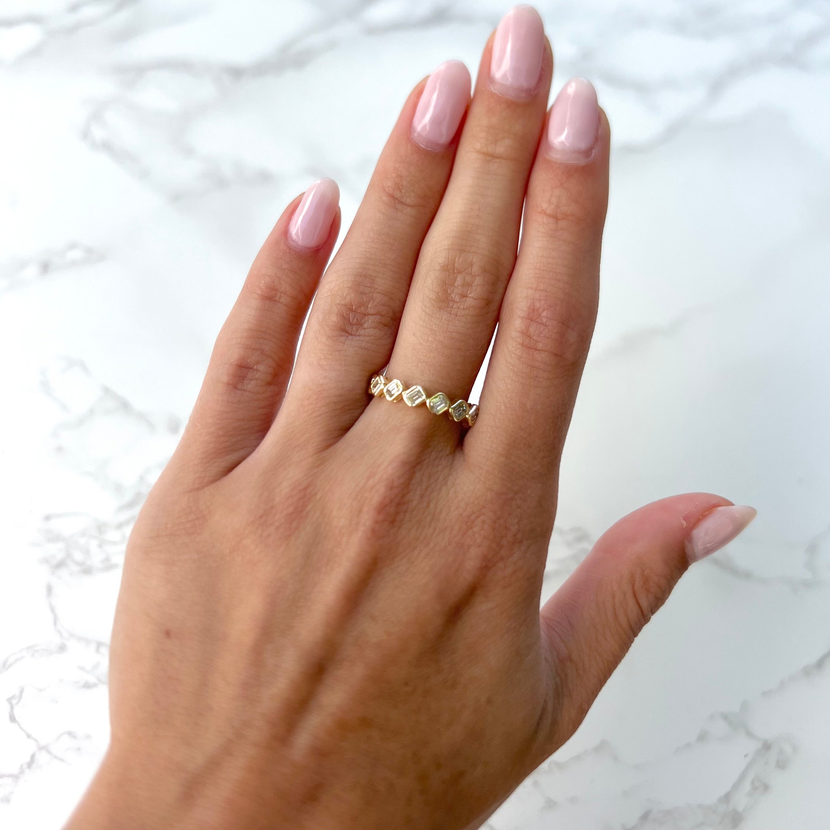 14K GOLD DIAMOND ESME RING – Jen K Online