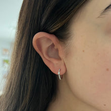 14K GOLD DIAMOND LIANNA HUGGIES