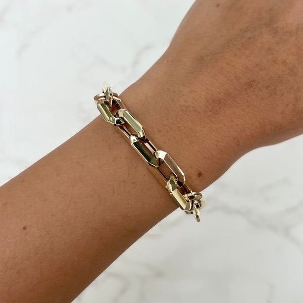 14K GOLD RILEY LINK BRACELET